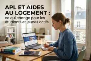 Jovem estudando finanças em 2026 em um ambiente acolhedor