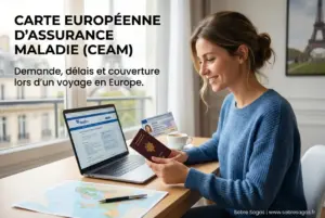 Carte européenne d’assurance maladie (CEAM) : demande, délais et couverture lors d’un voyage en Europe