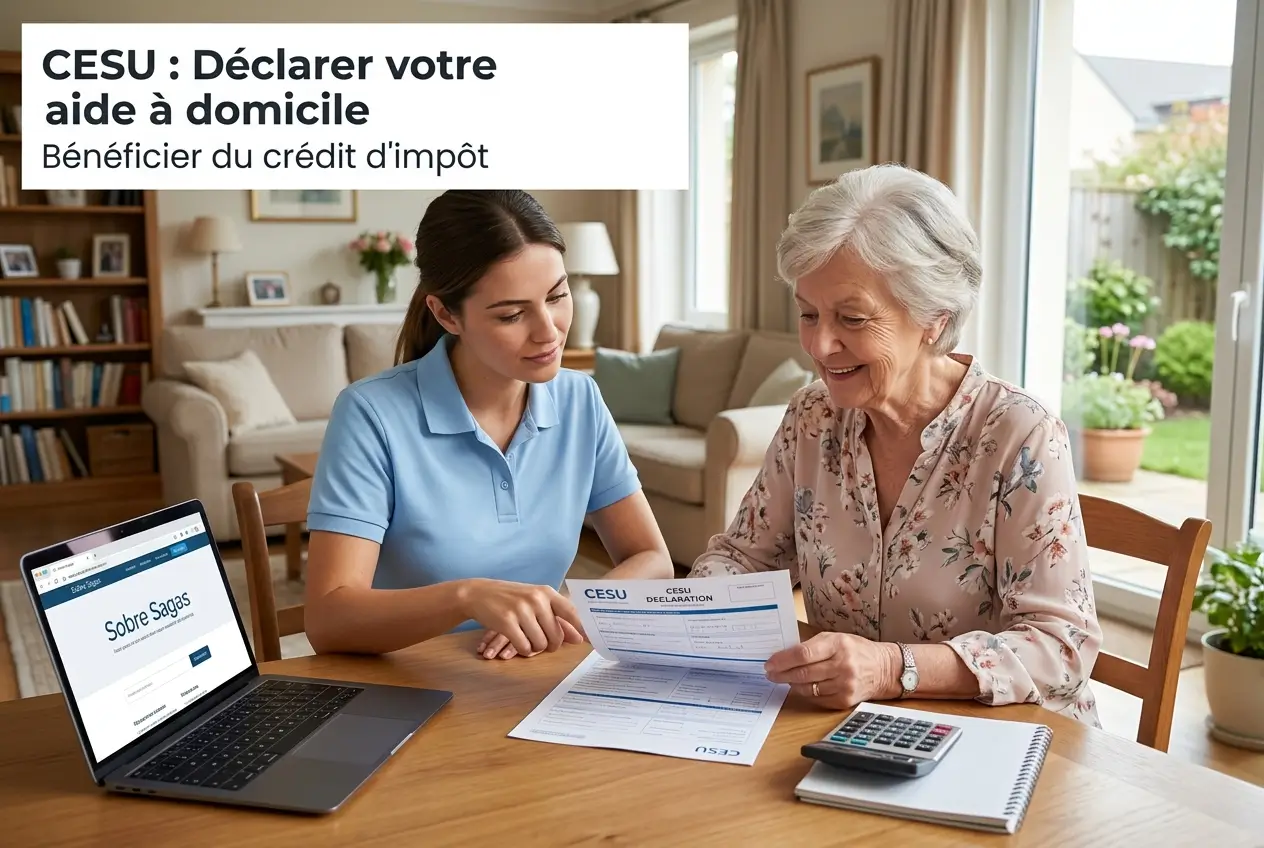 Jovem e idosa revisam documento de educação financeira em 2026