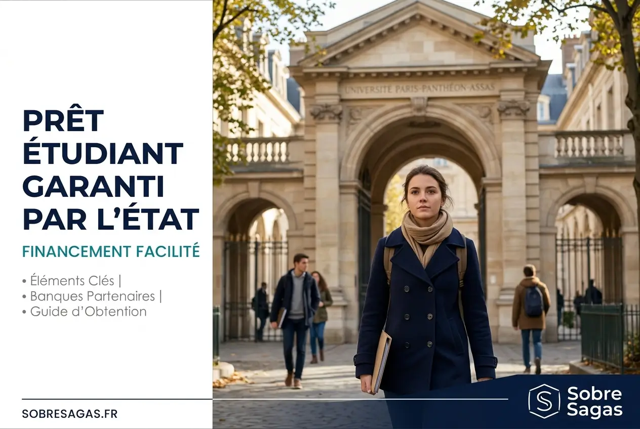 Jovem na Université Paris-Panthéon-Assas sobre empréstimos estudantis